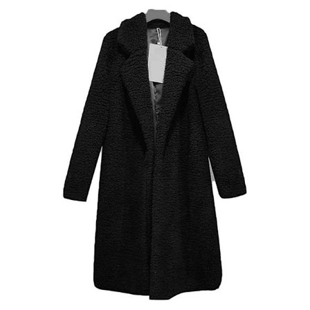Dame plysj eple vapor coat vinter fleece parka dampermet trench coat vinterjakke CNMR -
