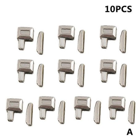 10Set/set Metall Dragkedja Reparationsstopp Öppen Ände Skräddare Hantverk Fab Nytt Verktyg