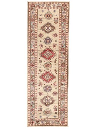Kazak Ariana Rug Oriental Runner Brown/Beige (Wool, Afghanistan)