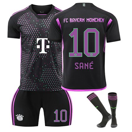 23-24 Bayern Away Fodboldtrøje Børns fodboldsæt