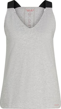 Falke Women's Sleeveless Tank Top Women Short sleeved fitness sweater Grey XL