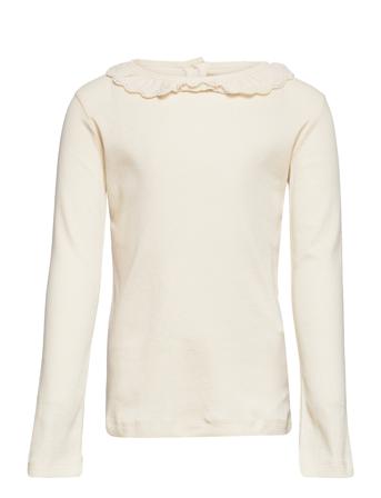 T-Shirt T-shirts Long-sleeved T-shirts Creme Noa Noa Miniature