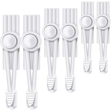 3 st Vita 120 cm Elastiska skosnören, utan knytskosnören, One Size f