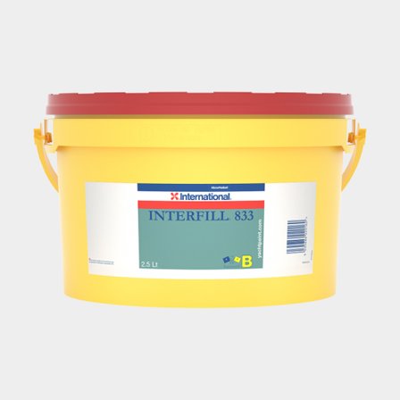 Stucco epossidico International Interfill 833, componente B, fine, 2.5 litri