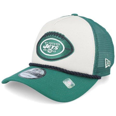 New Era - New York Jets Nfl24 Sideline His 9FORTY A-frame Trucker Trucker Green Cap - NFL @ Hatstore