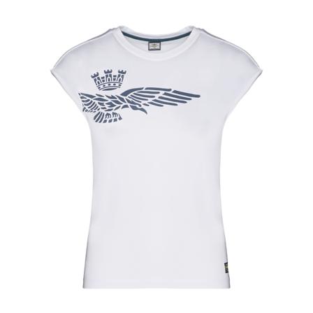 Aeronautica Militare T-Shirts , Wit , Dames , Maat: XS