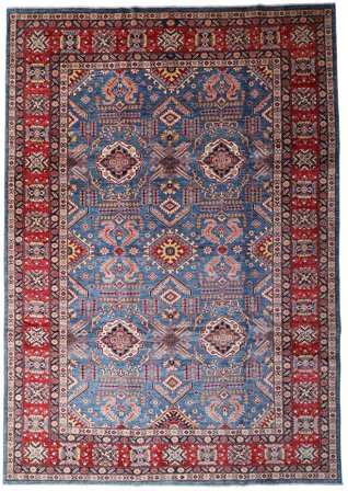Tapis D'orient Kazak Ariana 235X334 Rouge/Rose Foncé (Laine, Afghanistan)