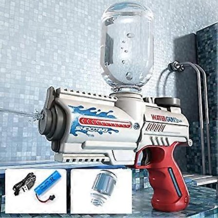 Elektriska vattenpistoler, upp till 9,75 meters räckvidd Starkaste vattensprutpistolerna [D]