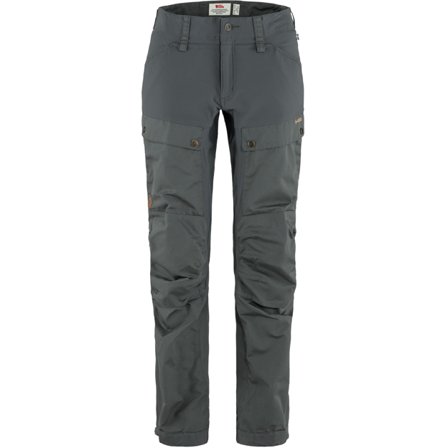 Fjällräven Dam's Keb Trousers Curved in Basalt | Size: 46/Long, G-1000