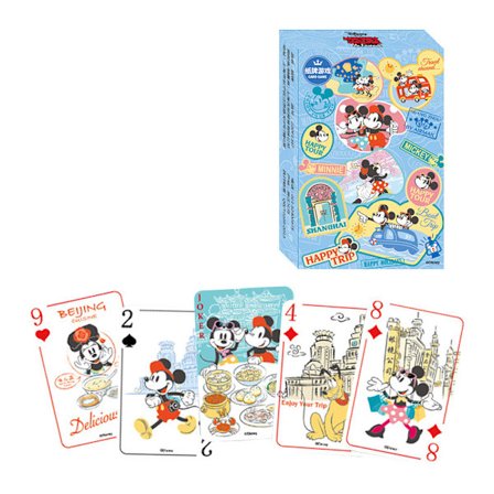 Mickey, Frozen, Avengers Paper Playing Cards