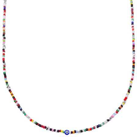 Amalfi | Collar de cuentas de cristal multicolor para hombres - Collares de cuentas