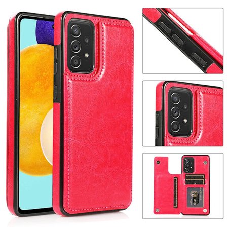 Samsung Galaxy A72 - Genomtänkt Nkobee Skal med Korthållare