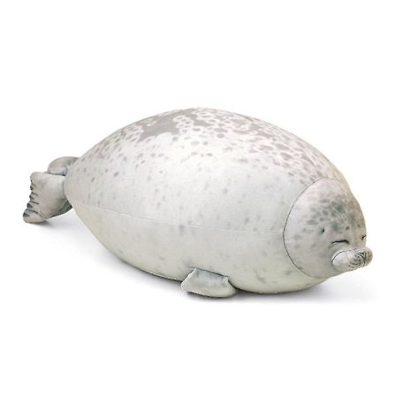 Chubby Blob Seal Plyschleksak Bomull Ocean Djurkudde Soffa Bilkudde fylld för docka Barnpresenter