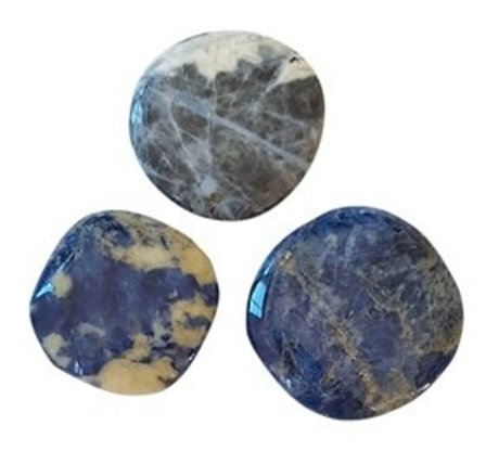 NatureSource Blå Sodalit Poleret, Sport & Velvære, Søvn & Meditation, Meditation
