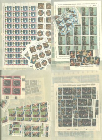 San Marino 1964-1999 - Samling af blokke og helark i 2 mapper - Postfrisk