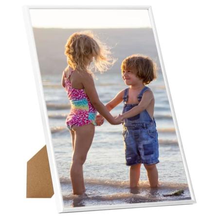 Vidaxl Fotoramar 3 St För Vägg Eller Bord Vit 50x70 Cm Mdf Vit