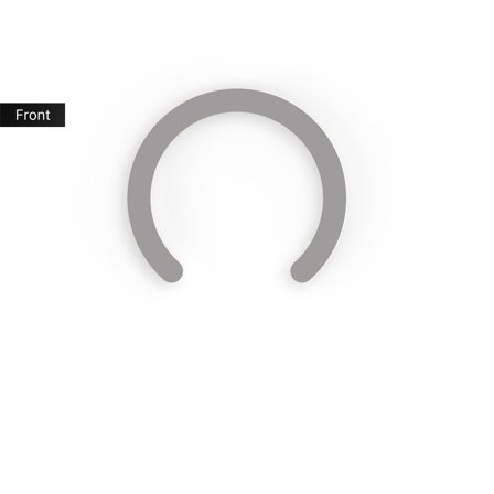 Silver MagSafe Ring for iPhone 17 Pro, Reusable & 100% Circular