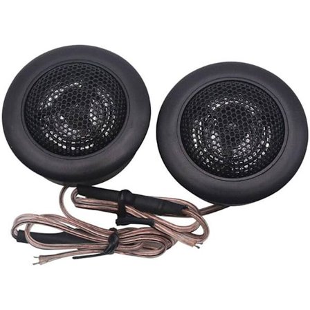2 stk. 120W 4ohm diskanthøyttaler, innebygd kondensator mini dome diskanthøyttaler, kraftig og klar lyd, førstevalget for high-end bilstereo