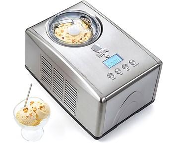 Wilfa ICMS-C15 Silver - Helautomatisk glassmaskin för utsökt glass på en timme - Glassmaskin