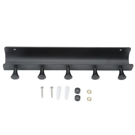 U-formet vægkrog til husholdningsbadeværelse, aluminium KLB