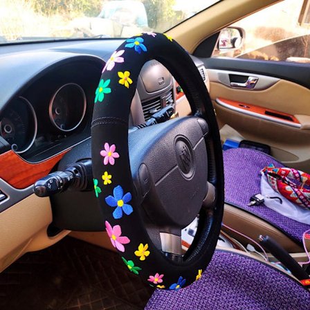 Neljän vuodenajan yleinen kirjailtu kukkainen pellavakontrasti col