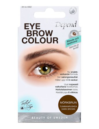 Depend Cosmetic Eyebrow Colour Dark Brown - Nude - ONE SIZE