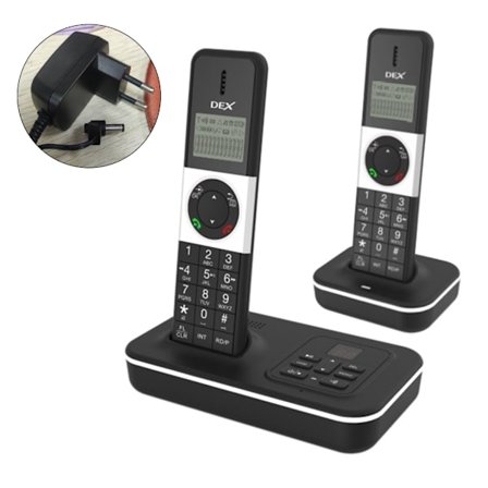 Fastnettelefoner D1002 TAMD Håndsæt Trådløs Telefon Med Telefonsvarer Opkaldsventning Support 16 Sprog Til Kontor