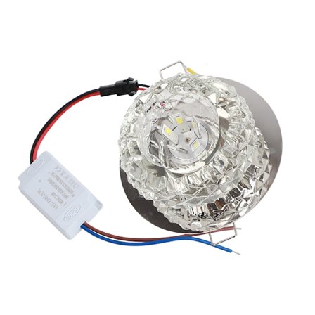 10CM 5W LED-kattovalaisin käytävään, peiliin, kristalli, pinta-asennettu LED-kattovalaisimet olohuoneen kattokruunu, kristallilamppu