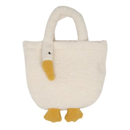 Women's Cute Plush Goose Bag Funny Novelty Goose Tote Handbag Shoulder Bag