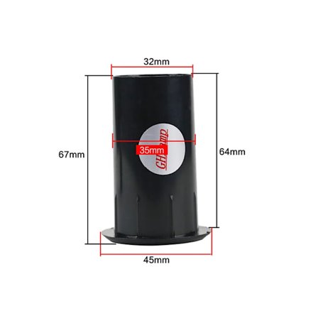 tum 4 tum 6,5 tum Inverterad Rör Högtalarport Auxiliär BASS Subwoofer ABS Högtalarguide Rör 2st