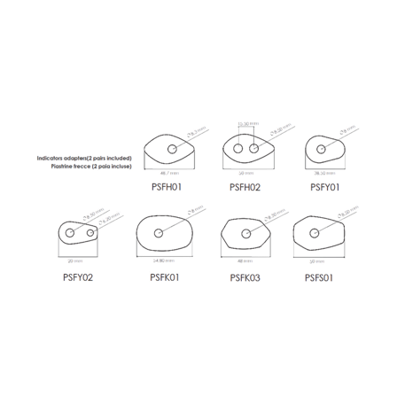 Blinklysadapter Valter Moto - Honda VTR 1000 SP1 2000-2001