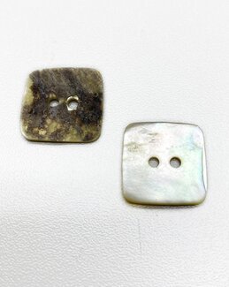 Nappi 20 mm valkoinen kuori