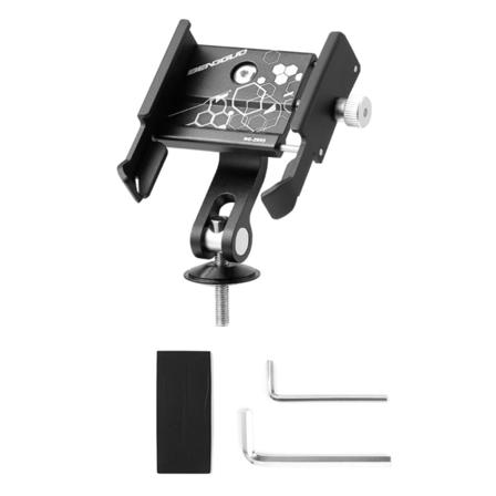 Opgraderet cykeltelefonholder Motorcykeltelefonholder til cykel 360° roterbar motorcykler Telefonholder Aluminiumslegeringsklemme