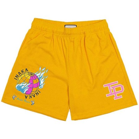 Sommer Herre Casual Shorts Nye Inaka IP Mesh Shorts Gym Shorts Bukser Strand Basketball Træningsbukser
