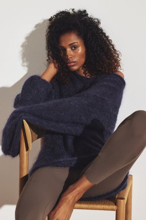 Kappahl | Neulepusero mohairsekoitteesta | Tummansininen