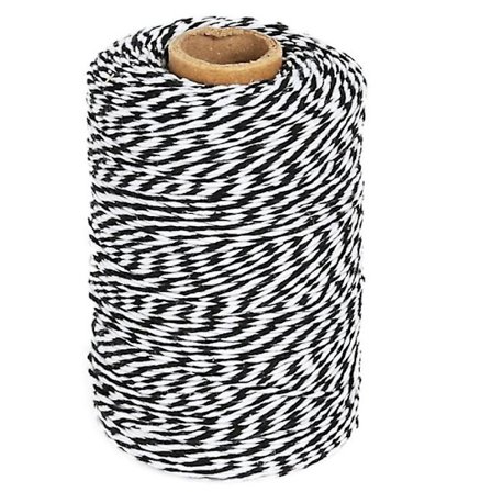 Snor, håndværksbomuldstråd, holdbar snor, perfekt til bagning