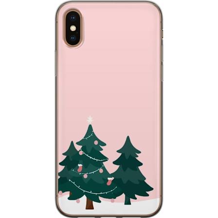 Apple iPhone X L pin kyv kuori Joulukuusia Hyv Joulua