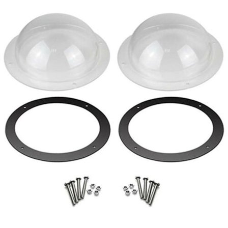 Kuppelvindue til kæledyr Transparent Akryl Halvcirkelformet Dæk Pet Gærde Vindue til Kat Hund