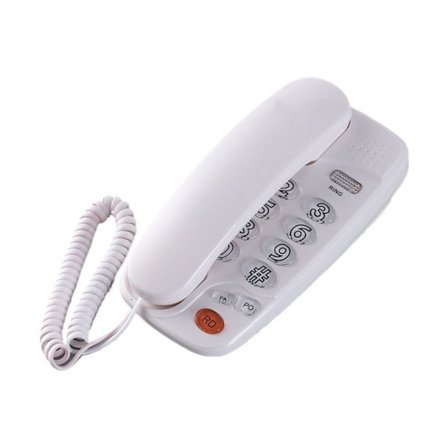 Stora knappar med sladdtelefoner Fast telefon med återuppringningspausfunktioner