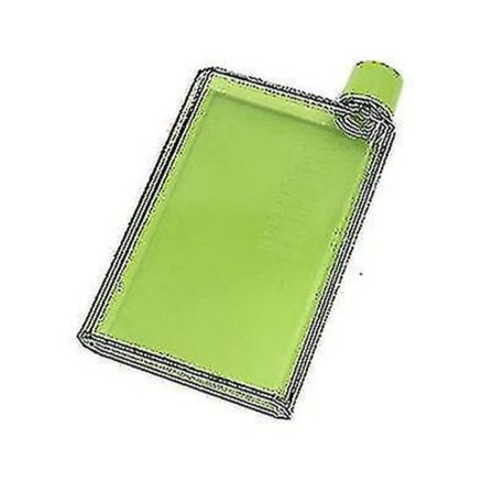 Papperskopp Botlte platt vattenflaska Bpa gratis klar bok Bärbar pappersdyna vattenflaska