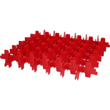 INNDELING RØD 49 GLASS