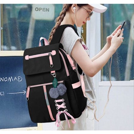 Rygsæk Kvinder Skoletaske Teenager Skoletaske Casual Skoletaske G