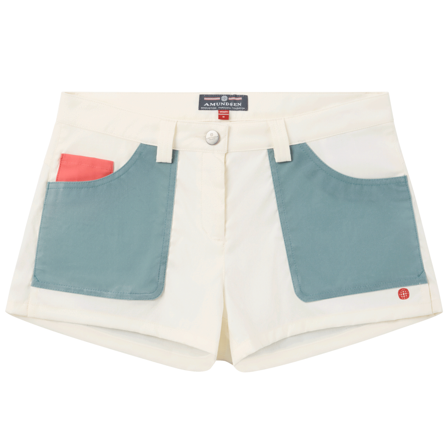 Amundsen 3Incher Field Shorts Womens Offwhite/Stormy Blue