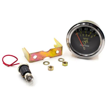 Universell mekanisk biltrycksmätare 2 tum 52 mm 0-80 Psi Ny