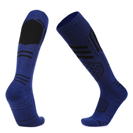 Two Wolves Vinter Skisokker i Merinoull for Menn – Tykke Knehøye Utendørs Sportssokker med Håndkle-såle