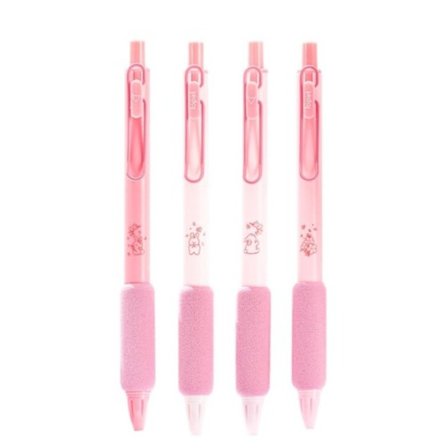 4st Sakura Rabbit Gel Pens Set Press The Neutral Pen Pink