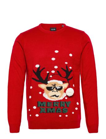 Onsx-Mas Sweet Santer Knit Red ONLY & SONS