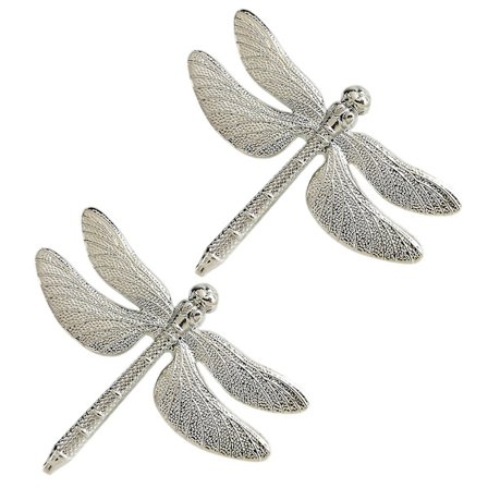 6-pack Dragonfly Servett Ring Silver Hotellbord Display Servett Spänne