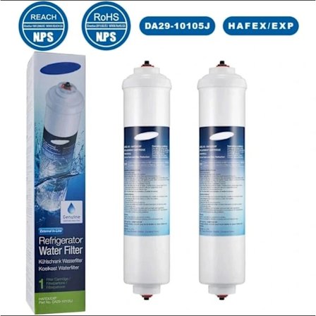 2-pak Samsung DA29-10105J HAFEX / EXP WSF-100, DA99 02131B, EF9603, HAIER LG Køleskabsvandfilter(PA)