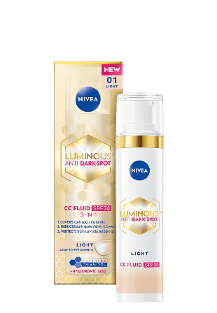 NIVEA Färgad dagkräm Luminous 630 Anti Dark-Spot CC Fluid 3-in-1 Light SPF30 40 ml Dagcreme Dam 40,00